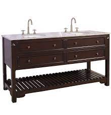 Add contemporary cool to your master bath with this newtown 72 double bathroom vanity set. 68 Inch Raised Double Sink Vanity In Bathroom Vanities
