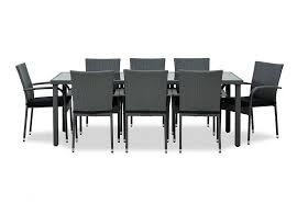 Granada 9 Piece Setting Super A Mart Outdoor Settings Outdoor Wicker Furniture Outdoor Wicker