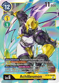 Achillesmon - Xros Encounter - Digimon Card Game