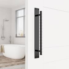 My favorite barn door handles for rustic, modern, farmhouse and glass doors, 4 reasons i like them best where to place barn door handles: Winsoon Big Size Black Steel Wavy Door Handle For Sliding Barn Door Hardware