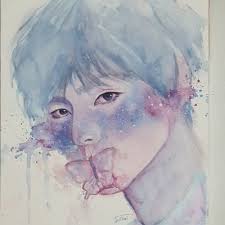 October 26, 2002 zodiac sign: ë¯¸ë…¸ Be On Twitter I Painted Taehyung With Coffee Cuz Why Not Btsfanart