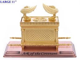 Jewish Gold Ark Of The Covenant Testimony On Copper Base Large Size Replica The Covenant Judaica Gifts Arc Of The Covenant