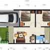 Denah rumah minimalis type 36. 1