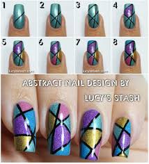 Abstract Holo Nail Art Design With Tutorial Lucy S Stash Diy Nail Designs Nail Designs Tutorial Simple Nail Designs