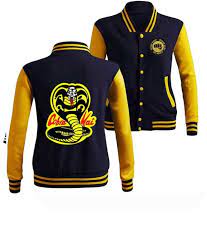 Cobra Kai Karate Kid Varsity Jacket Cobra Kai Bomber Jacket Hlj Varsity Jacket Letterman Jacket Jackets