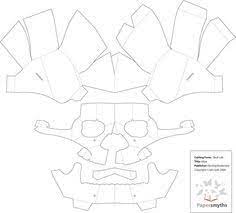 I bought the stormtrooper template to use as a mask for last halloween. Free Template Wintercroft Mask Buscar Con Google Paper Mask Template Skull Template Paper Mask