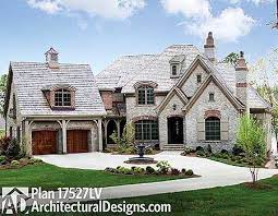 Plan 17527lv Luxurious French Country French Country House French Country House Plans French Country Exterior