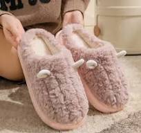 Women's Winter Slippers - Plush Fleece-Lined House Shoes, Warm  Indoor/Outdoor Cotton Slippers with Non-Slip Sole - AliExpress