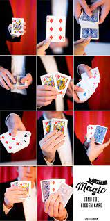Card magic, or card manipulation, is a popular branch of magic in which a magician creates effects with playing cards using sleight of hand: 15 Easy Magic Tricks That Will Blow Your Kids Minds Magic Card Tricks Card Tricks Easy Card Tricks