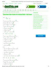 Am f aku lilo adoh omah adoh wong tuwo g c e demi kowe ben supoyo tetep mulyo. Kunci Gitar Cintaku Tak Terbatas Waktu Anie Carera Chord Dasar Kunci Gitar Lirik Lagu C Chordtela Pdf