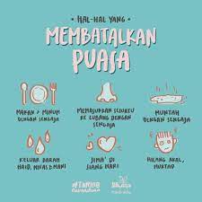 Namun, puasa tidak semudah yang dibayangkan loh, toppers. Hal Hal Yang Membatalkan Puasa Ahmad Ar Riadh 10 May 2019 Laporan Warga Atmago Warga Bantu Warga