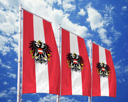 Suggest as a translation of flagge. Osterreich Flagge Mit Wappen Bedrucken Lassen Online Gunstig Kaufen