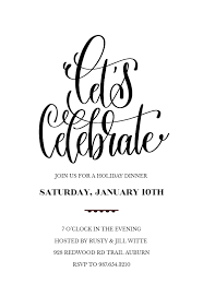 Discover tasteful designs, patterns, and themes in our lunch and dinner invitation collection. Lets Celebrate Dinner Party Invitation Template Free Greetings Island Party Invite Template Dinner Party Invitations Free Party Invitation Templates