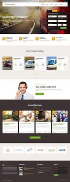 Template 62196 Transfer Booking Responsive Website Template Website Template Website Template Design Corporate Website Templates