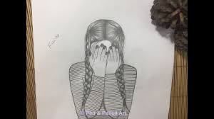 Pin On Beautifl Girl Drawing