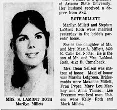 Stephen Roth's fiance, Marilyn Millett