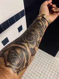 My Three Black Roses Forearm Sleeve Tattoos Forarm Tattoos Body Art Tattoos