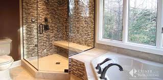 Marble tiles with an onyx wall slab. Bathroom Remodel Pictures 8 Ideas For York County Va