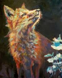 Fox Painting Patricia A Griffin Artist Where Art Lives Gallery Where Art Lives Magazin Contemporary Wildlife Art Fox Painting Contemporary Wildlife Painting