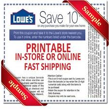 Printable Lowes Coupon 20 Off 10 Off Codes March 2015 Lowes Printable Coupon Free Printable Coupons Lowes Coupon