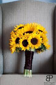 Sunflowers Wedding Bouquets You Could Wrap It In A Different Color Material To Coordinat Sunflower Wedding Bouquet Country Wedding Bouquets Sunflower Wedding