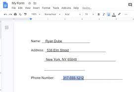If you're running a meeting, project, or event, you can use google docs to create your own customized signup sheet, or you can use existing templates to make the task even easier. How To Make A Fillable Google Docs Form With Tables
