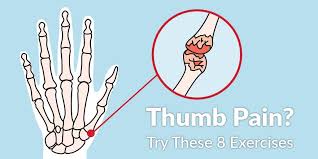 thumb pain try these 8 exercises