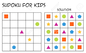 We did not find results for: Sudoku For Kids With Solution Puzzle For Children To Complete Each Row Or Column With Just One Of Each Shapes Mental Task Logical But Easy Challenge Version 2 Royalty Free Cliparts Vectors