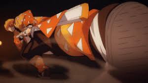 Chibi zenitsu with a bouquet of roses. Zenitsu Wallpaper Hd Gif