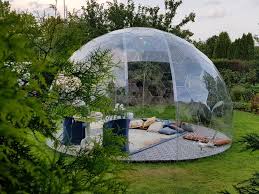 Aura Dome Transparent And Frameless Dome By Vikingdome Garden Igloo Geodesic Dome Homes Green Roof Building