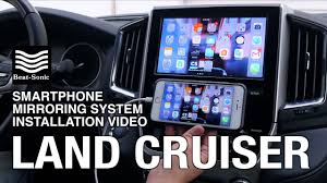 If you are a current land cruiser owner service depends on an operative telematics device, a cellular connection, navigation map data siriusxm, pandora and all related logos are trademarks of sirius xm radio inc. Installation 2013 2018 Toyota Land Cruiser Smartphone Mirroring System If 04ep Youtube