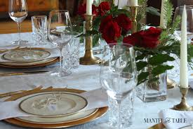 For example, you begin eating a meal by using the flatware at the outside left and right, and then working your way in towards the plate as the meal proceeds. How To Create A Classically Elegant White Gold Holiday Tablescape Mantel And Table