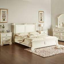 طقم غرفة نوم كينج 5 قطع من إمينينس 180x210 سم أبيض bedroom bed design bed design bedroom bed