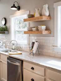 Farmhouse Kitchen Open Shelving Choices The Happy Housie Kitchen Decor Home Kitchens Kitchen Inspirations
