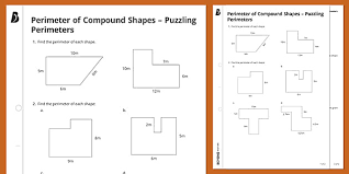 Perimeter Of Compound Shapes Puzzling Perimeters