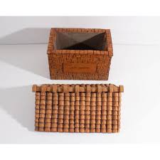 Gerald Boyce Signed 1998 “Capvt Mortvvm” Studio Pottery Lidded Urn Vessel