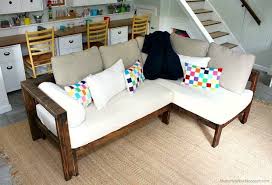 Make the outer frame of your platform bed with legs attached to each corner, and for more stability, build a backrest. Diy Crib Mattress Sectional Sofa Jaime Costiglio