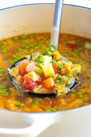 Easy Homemade Vegetable Soup Recipe Vegetable Soup Recipes Homemade Vegetable Soups Vegetarian Vegetable Soup
