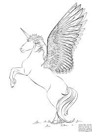 How to draw a unicorn easy and step by step. How To Draw A Realistic Unicorn Step By Step Drawing Tutorials Realistic Drawings Unicorn Drawing Wings Drawing