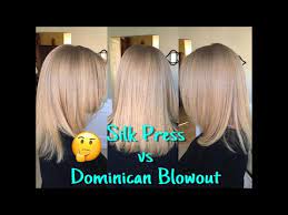 Curls Coils Kinks Silk Press Vs Dominican Blowout Youtube
