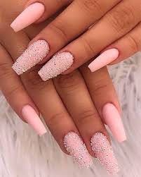 120 Best Coffin Nails Ideas That Suit Everyone Pink Nails Coffin Nails Designs Glitter Nails Acrylic