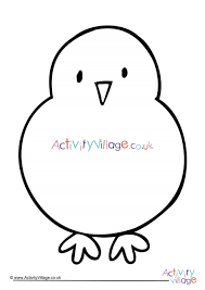 Just select 2 copies per page instead of 4. Chick Colouring Page 6
