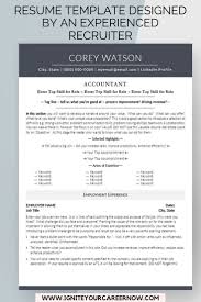 teacher resume template