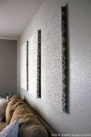 Diy Fabric Wall Panels De Su Mama Fabric Wall Panels Fabric Wall Decor Wall Paneling Diy