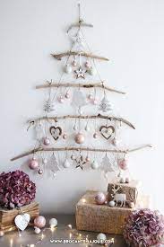 Driftwood Christmas Tree Wall Hanging Pink And White Etsy Driftwood Christmas Tree Wall Christmas Tree Christmas Decor Diy