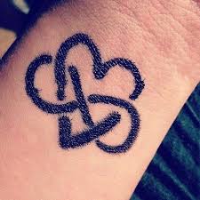 Small Infinity Heart Tattoo This Is Obviously Sharpie But It Looks Cool Sharpie Tattoos Heart With Infinity Tattoo Friend Tattoos