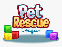 Match two or more blocks of the same color to clear the level and . Pet Rescue Saga Logo Hd Png Download Kindpng