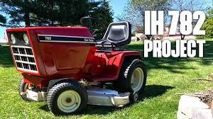 There is more to the story, but this is the jist of it. International Cub Cadet 782 Lawn Tractor Mower Restore Project Part 5 Youtube