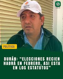 El presidente de la FEJUVE evitó referirse a las acusaciones de Benegas Marcelo  Duran indicó que no responderá a las acusaciones del o los presidentes de  barrio que lo tachan de alinearse