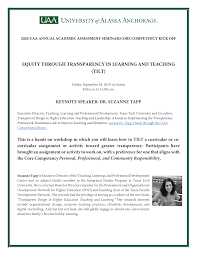 AY21 Assessment Seminar/Core Competency Kick Off Program